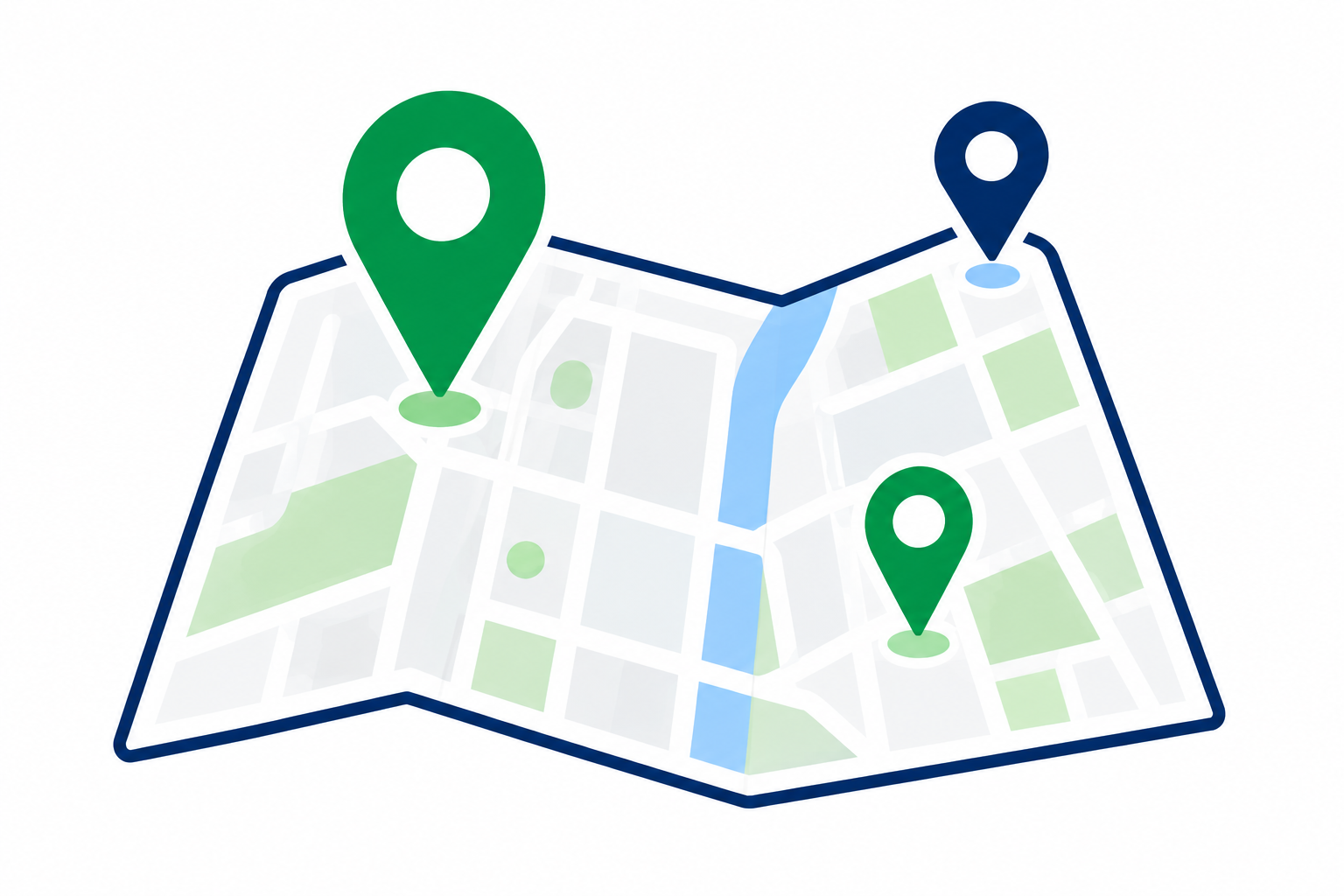 訪問先を地図で可視化